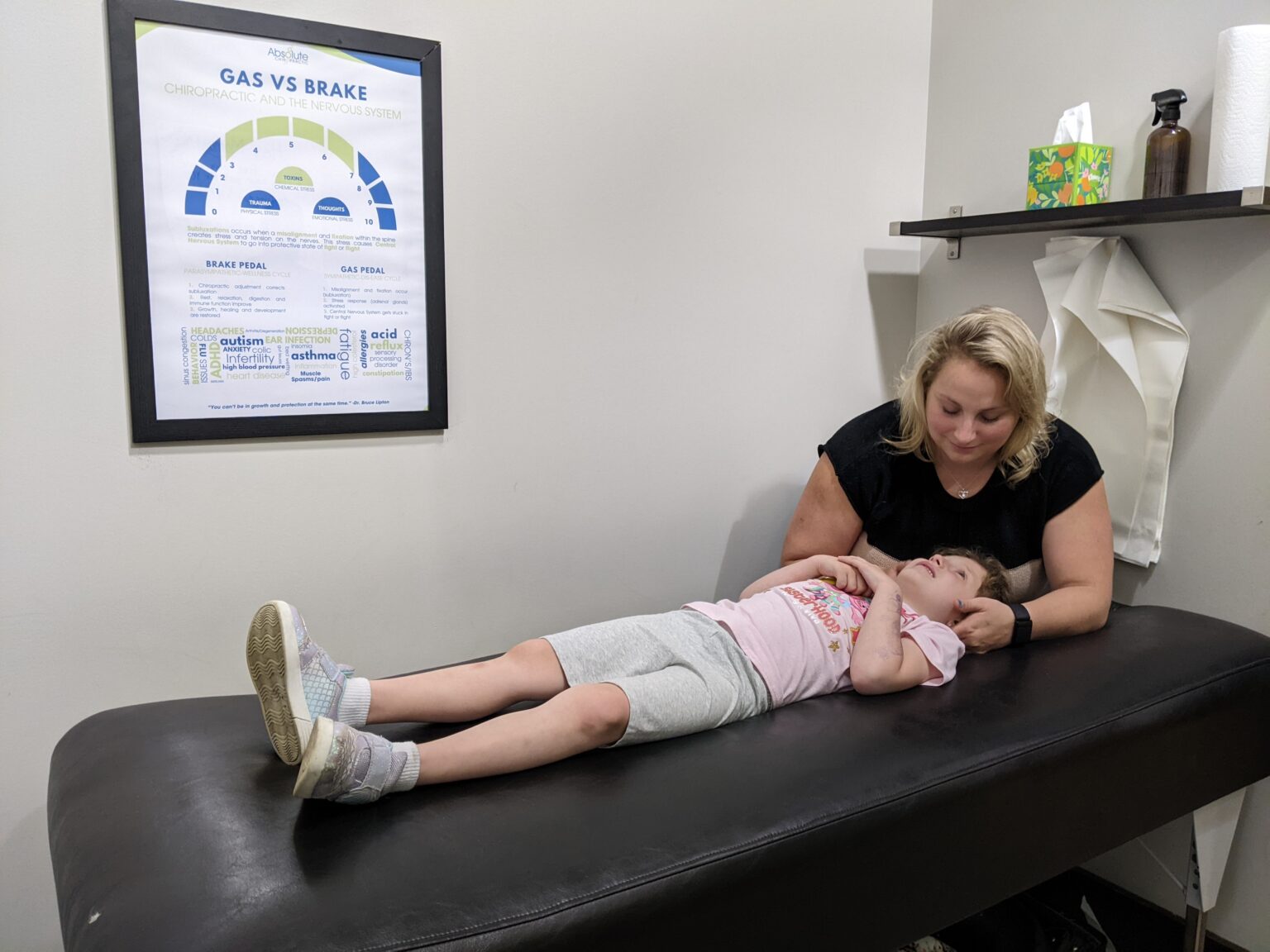 gentle chiropractic support for colicky baby