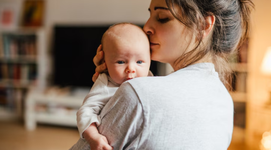 Baby arching back while crying